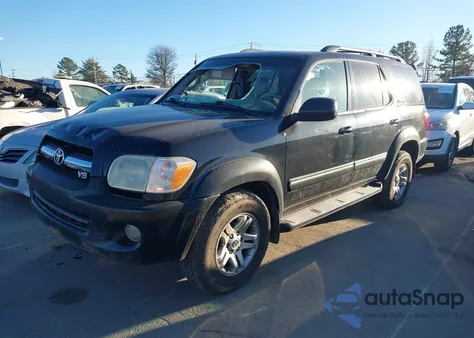 2005 Toyota Sequoia Limited V8 from USA, damaged, VIN 5TDBT48A35S242242